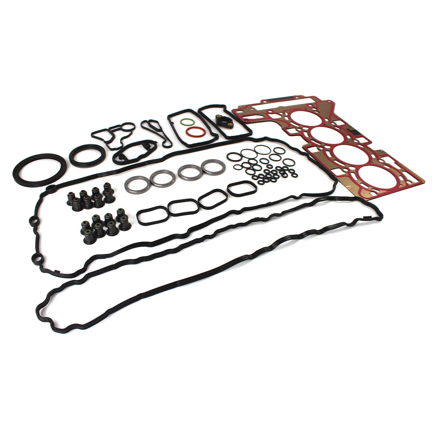 MLS Cylinder Head Gasket Set Oil Pump 11417605366 Timing Chain Kit Fits for BMW