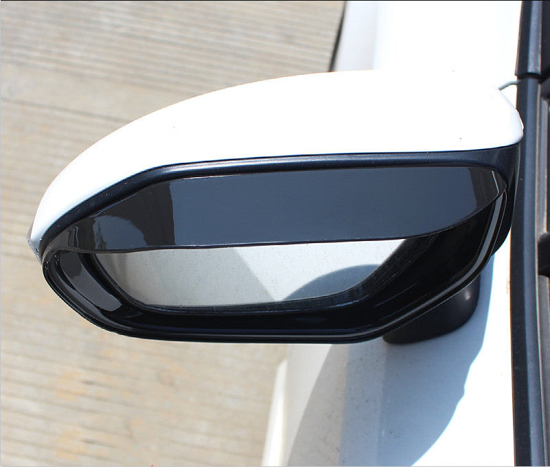 for Toyota RAV4 2021-2023 ABS Bright Black Side Mirror Rain Eyebrow Guard Covers