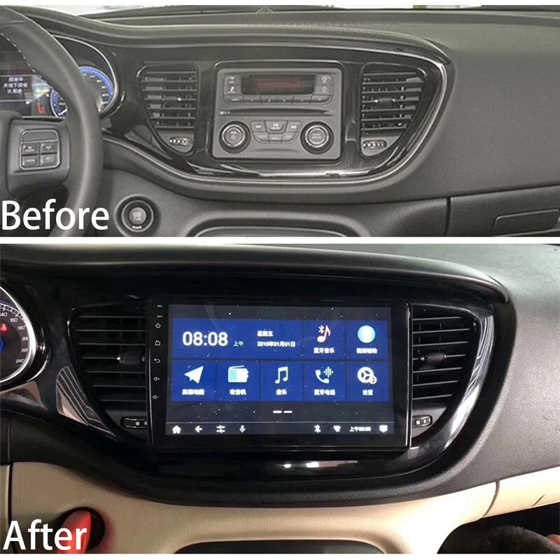 Car Multimedia Player Stereo GPS Radio Navigation Android for Dodge Dart 12-16
