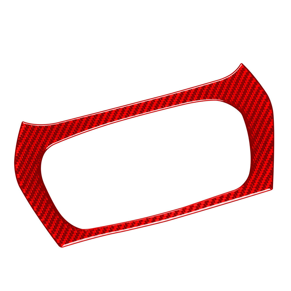 Red Multimedia Air Conditioning Panel Cover Trim for Jeep Cherokee 2014-2023