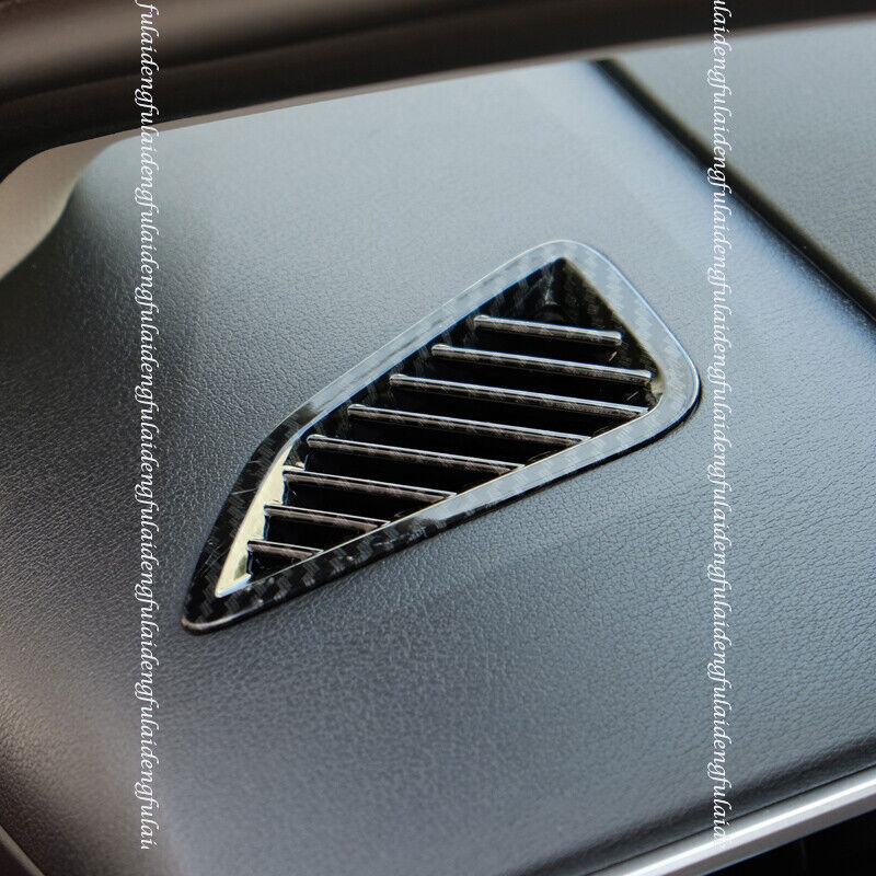 for Toyota for Corolla 19-22 Carbon Fiber Dashboard Air Outlet Vent Cover Frame Trim