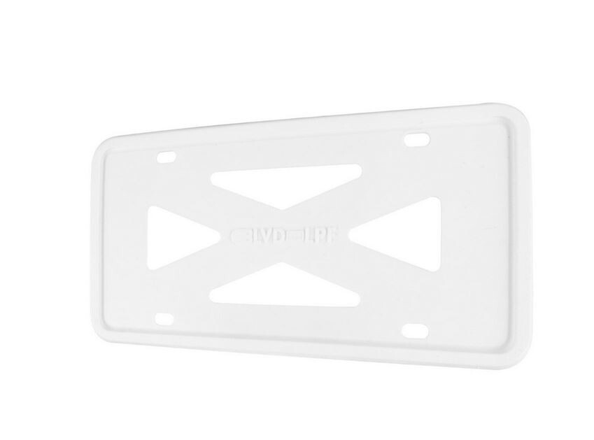Car license plate frame cover cap trunk white silicone suitable for Genesis