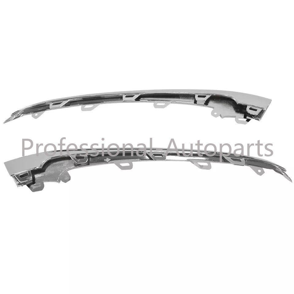 3-piece chrome-plated front bumper lip trim suitable for 18-20 for Mercedes-Benz W222 S450/560