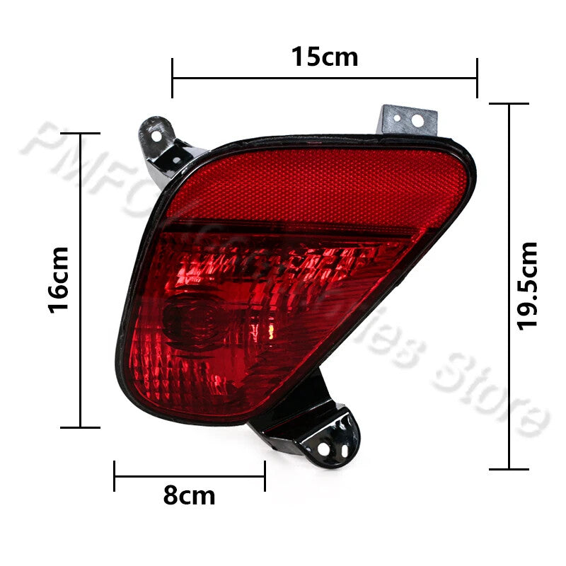 Rear Bumper Reflector Brake Light for Mitsubishi Eclipse Cross 2017-2019 NO Bulb