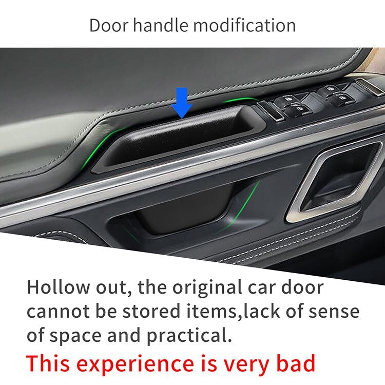 for RIVIAN R1S for R1T Front Door Handle Storage Box Car Side Armrest Organizer