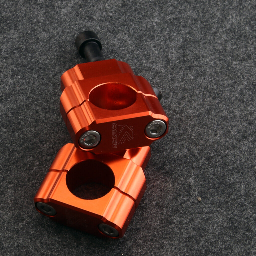 CNC Motorcycle Fat Bar Risers Mount Clamp Adaptor 28mm HandleBar for Kawasaki