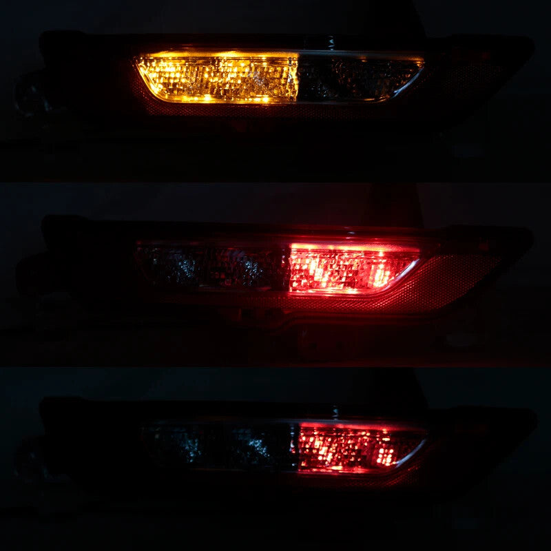 2-piece set of rear reflector lights, fog brakes, and turn signals for Lincoln MKC 2015-2019.