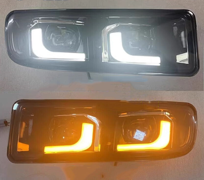 LH+RH LED fog lights and daytime running lights are suitable for Lexus LX470 (1998-2007).