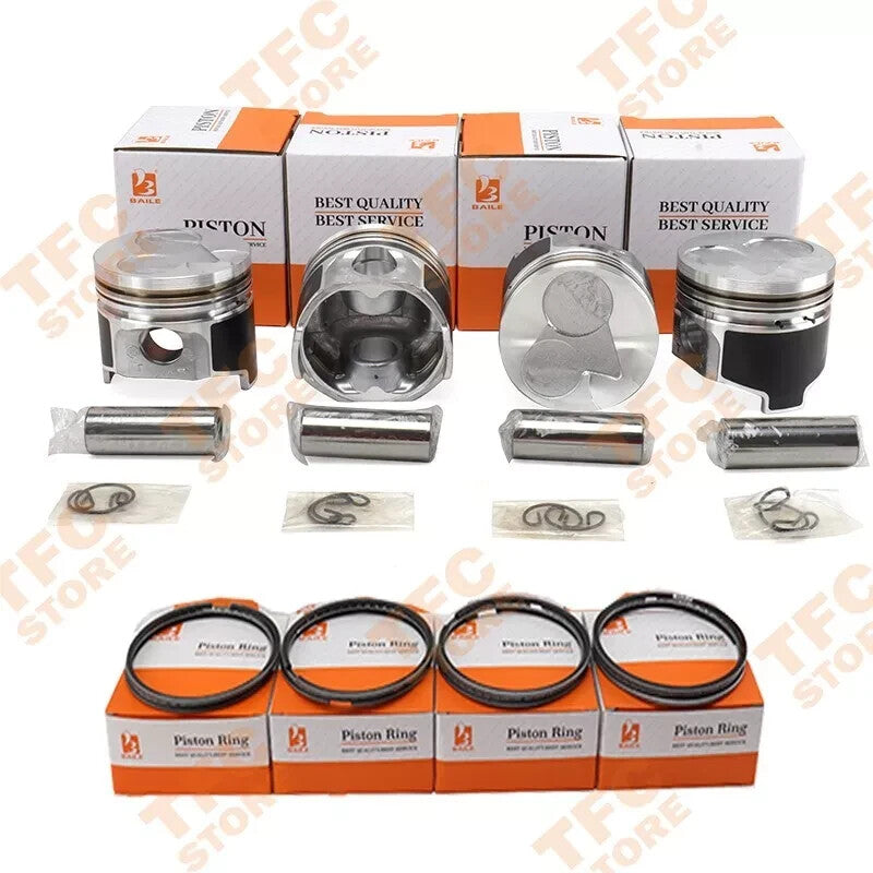 4 set STD Piston Piston Ring 78mm for KUBOTA V1505 New