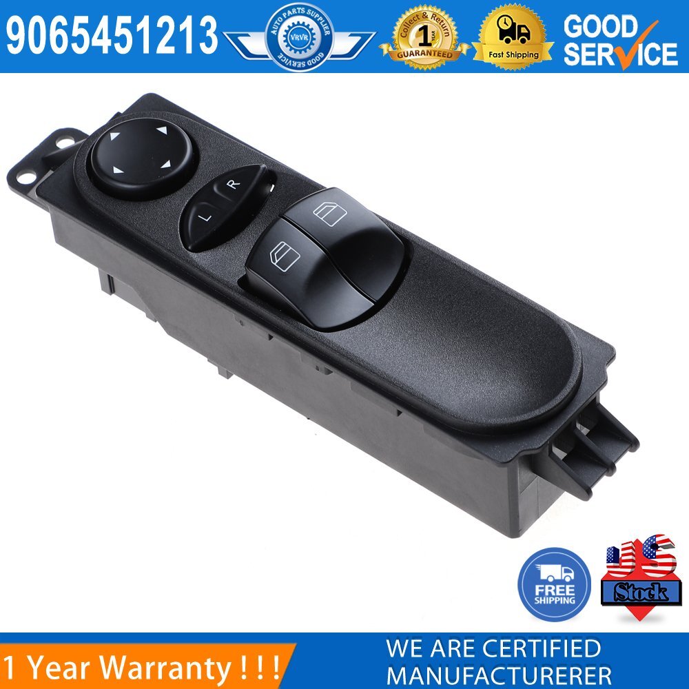 Driver's side window switch 9065451213 for Mercedes-Benz Sprinter 2500 and 3500