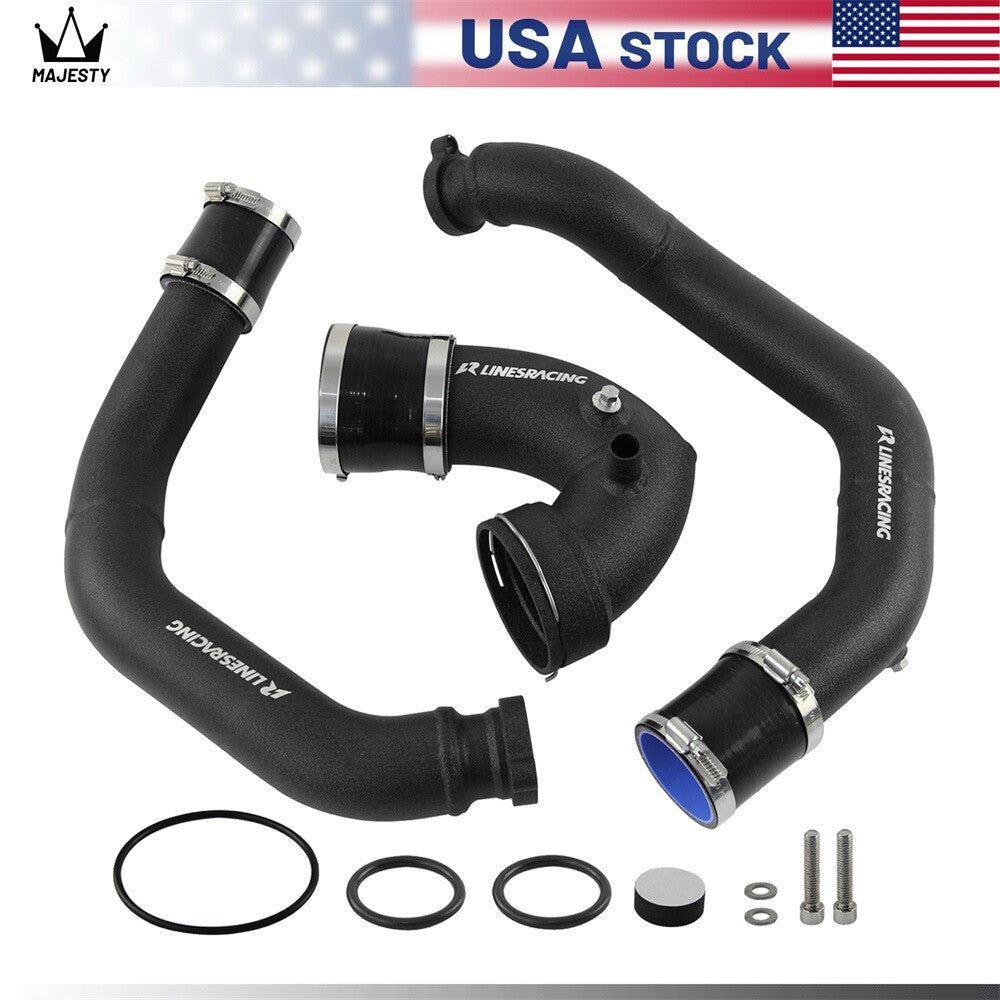 Complete Charge Pipe Kit Intercooler Piping for BMW 2014+ M3 M4 F80 F82 F83 S55