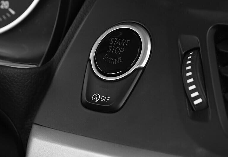 for BMW 5 Series G30 2018-2022 Start Button Ignition Switch ABS Black Cover Trim