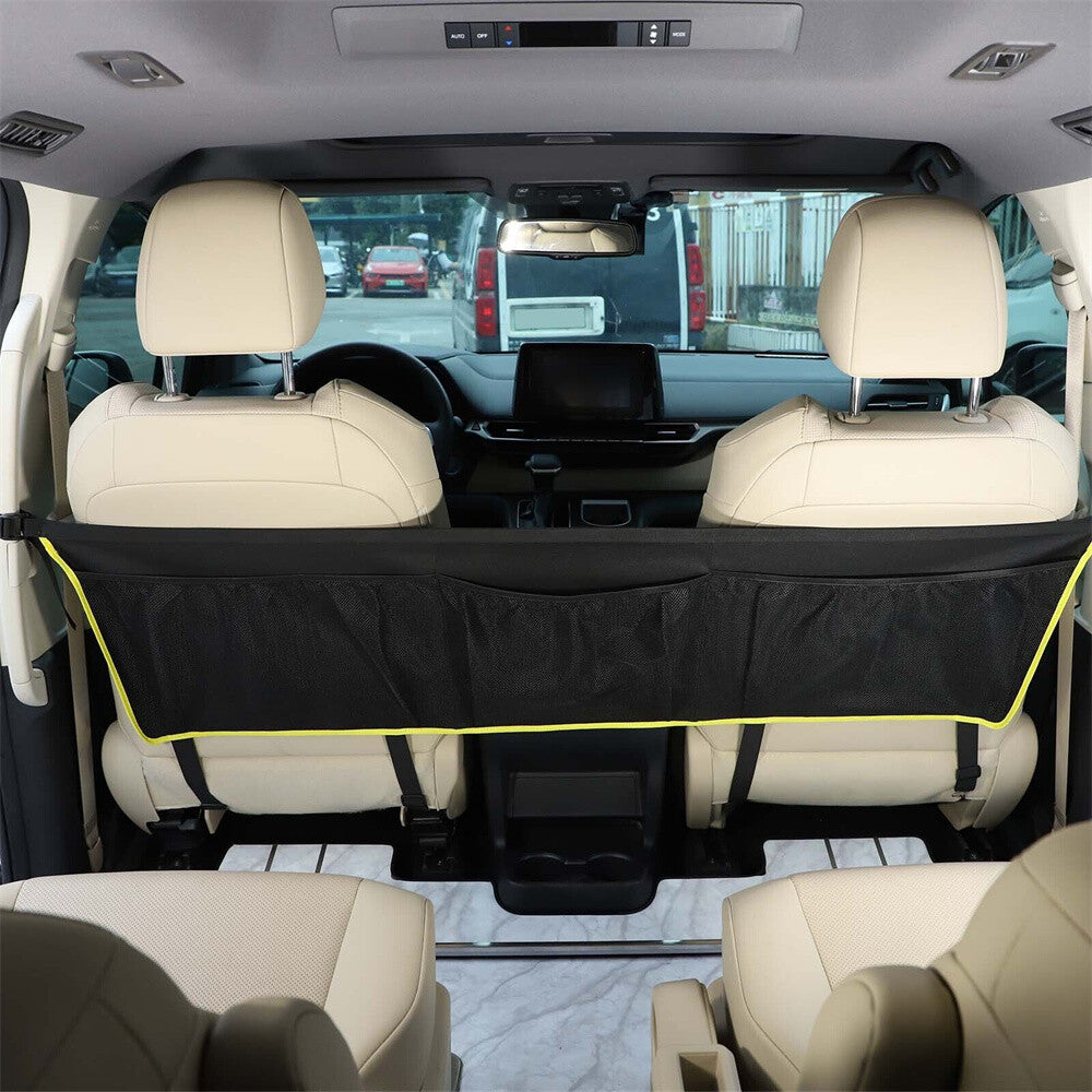Front for Seat Back Net Pocket Storage Bag Isolation Cover For Toyot@ for Sienna 2021-23