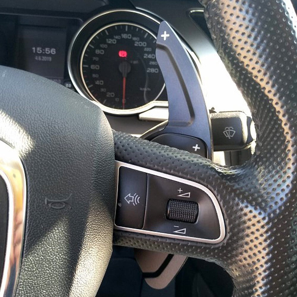 Aluminum Steering Wheel Shift Paddle Shifter Extension for Audi A3 A4 S3 A6