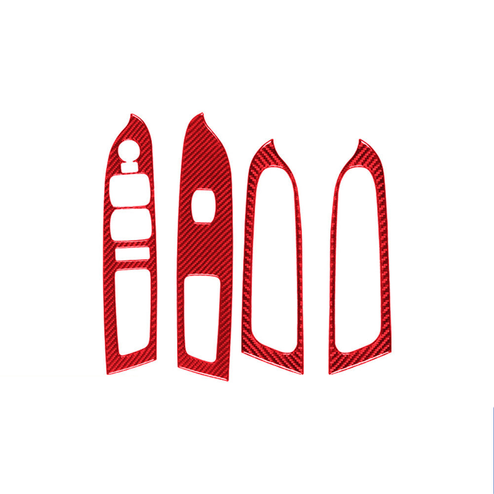 Window Switch Button Trim Cover for Chevrolet Colorado/ for GMC for Canyon 2015-2022 Red