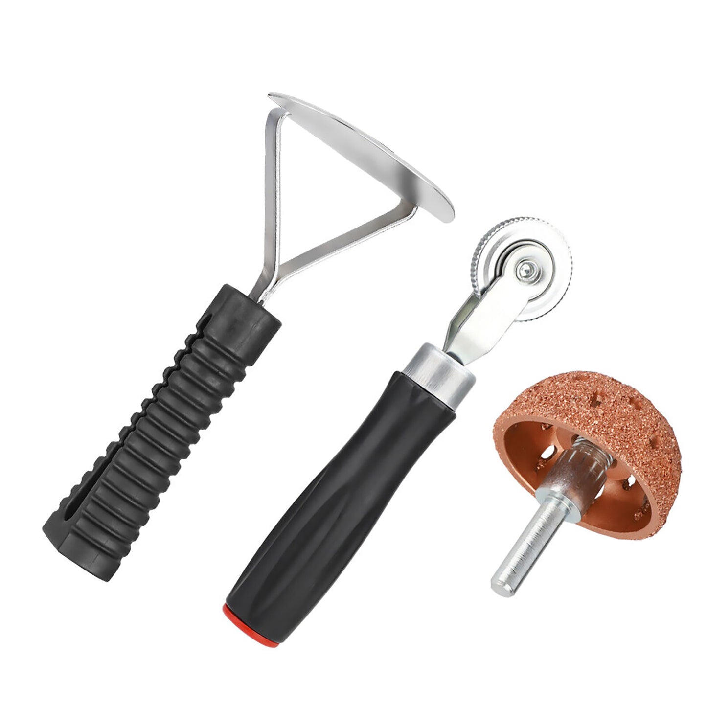 42mm Tire Patch Roller With Liner Scraper Tire Repair Buffing Wheel For Truck