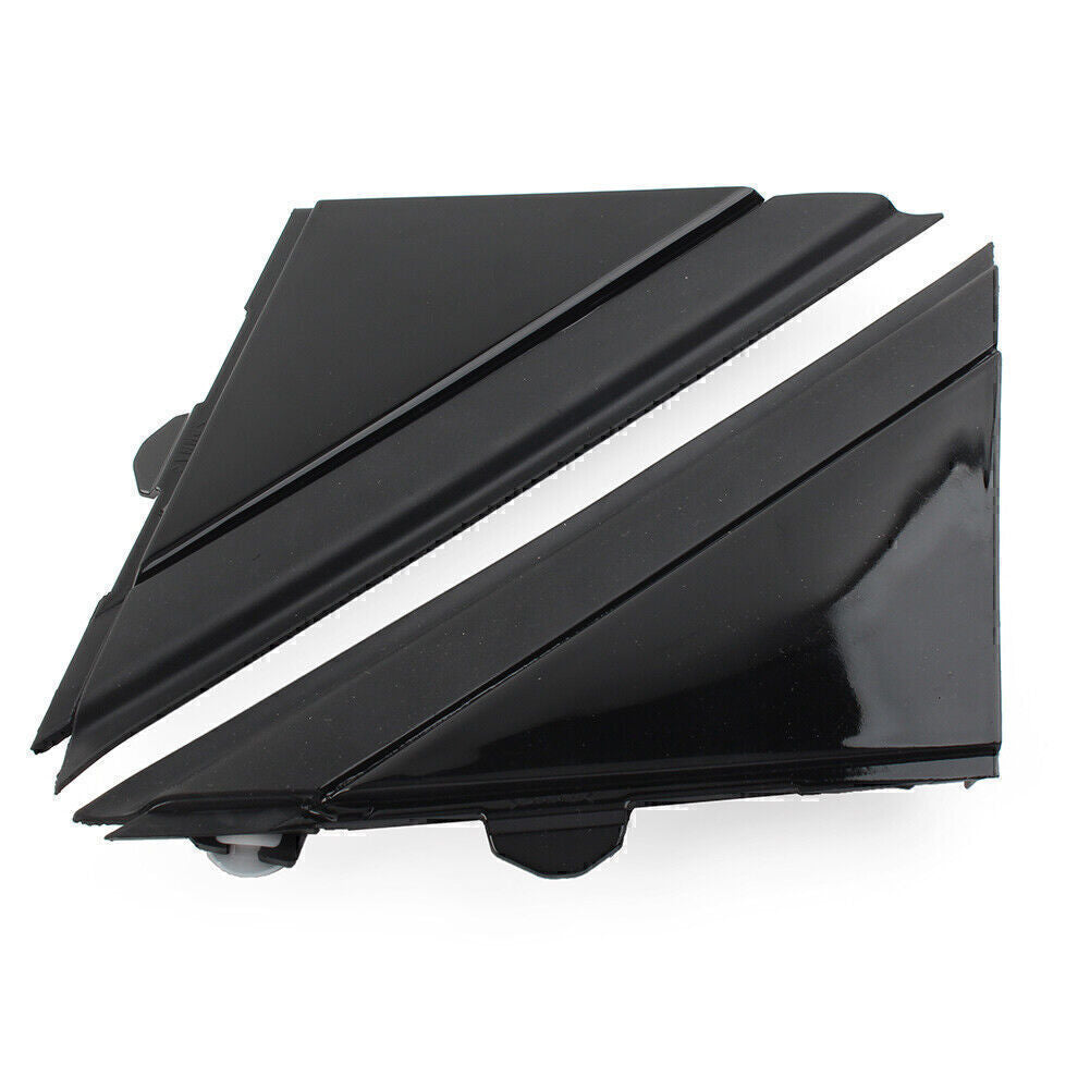 2x Door Mirror Flag Cover Molding Glossy Black for Fiat 500 2012-2019 1SH16KX7AA