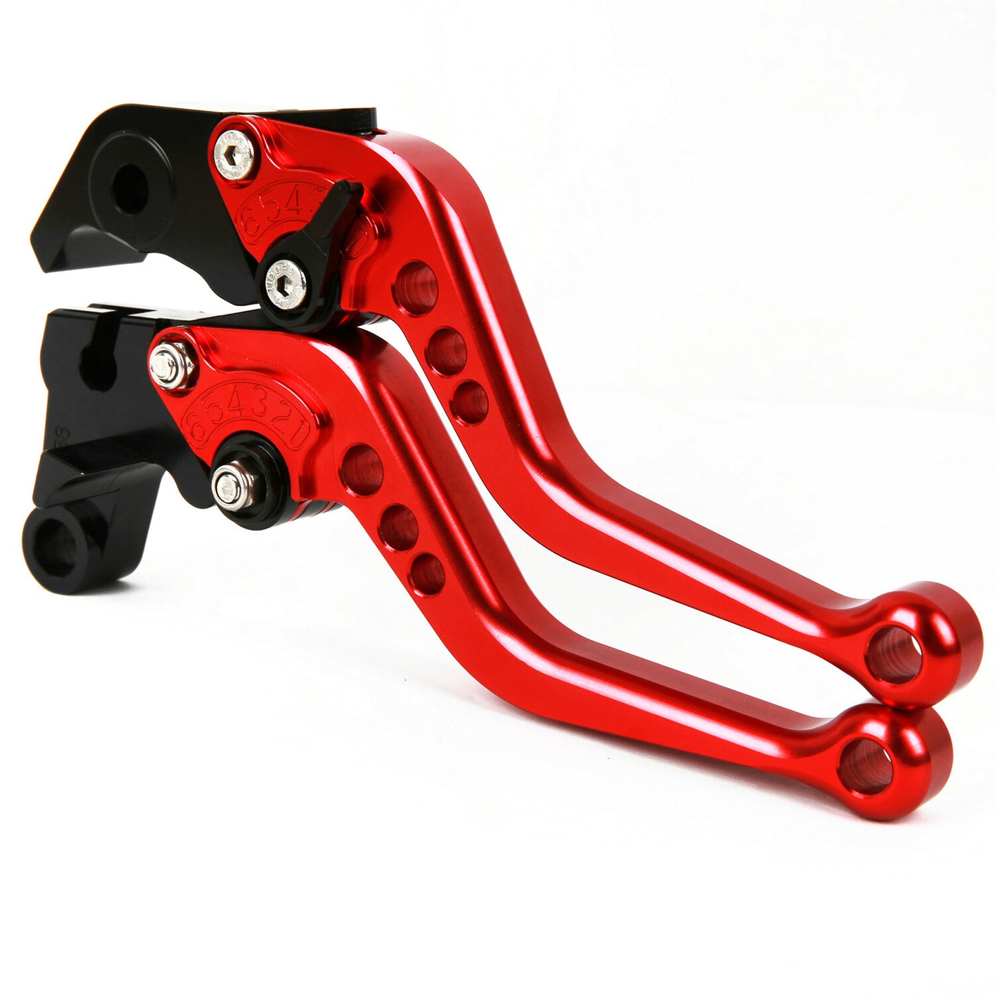 for Yamaha YZF R1 2004-2008 2005 2006 2007 CNC Short Clutch Brake Levers Red US
