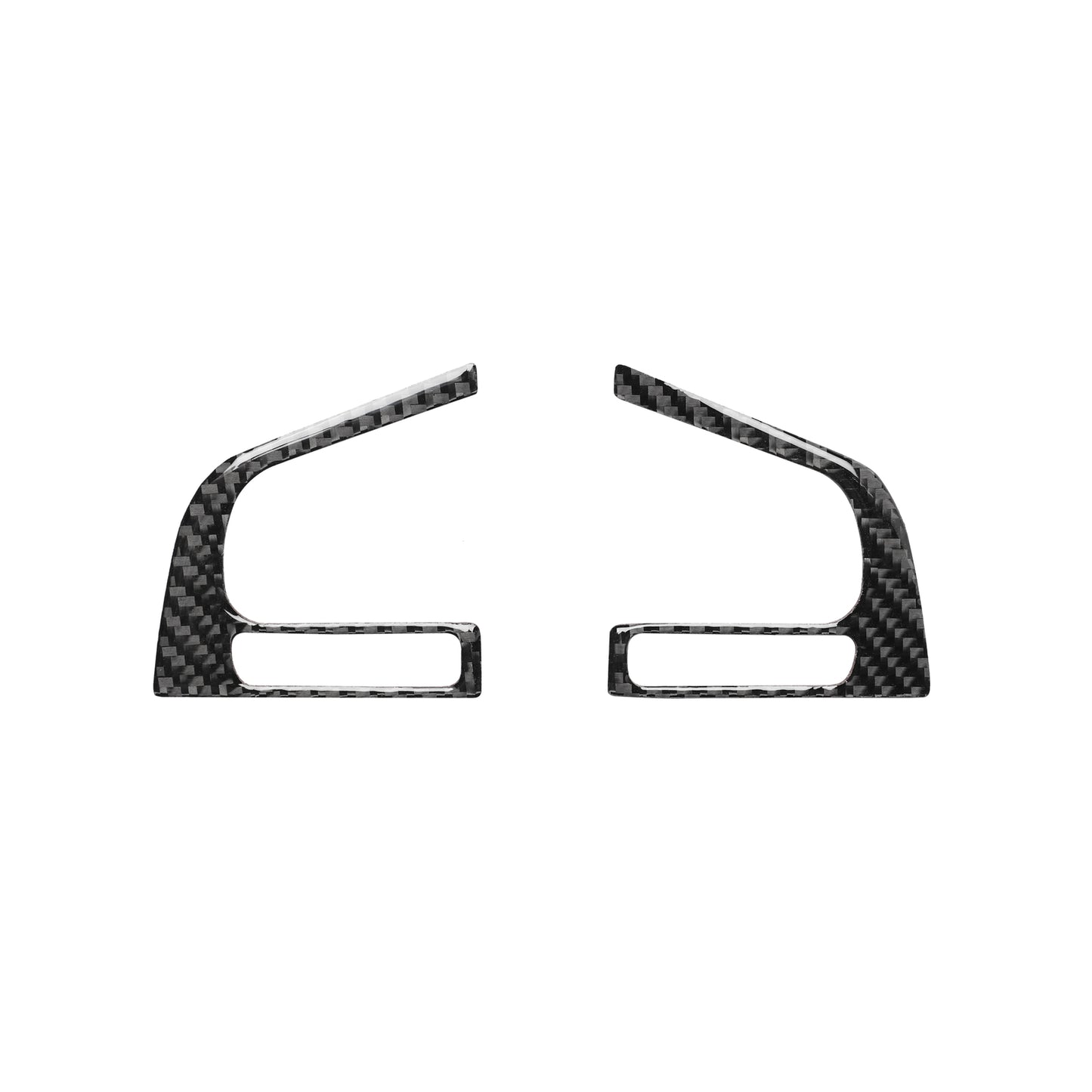 Carbon Fiber Steering Wheel Button Trim Cover for Subaru Forester 2013-2018