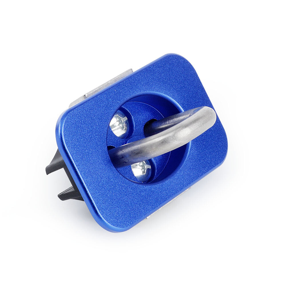 4Pcs Flush Fit Truck Bed Tie Downs Anchors Retractable Fit for Ford Trucks Blue