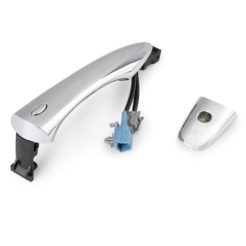 Chrome-plated exterior door handle on the left front drive side is available on 2012-2013 for Infiniti M37 models.