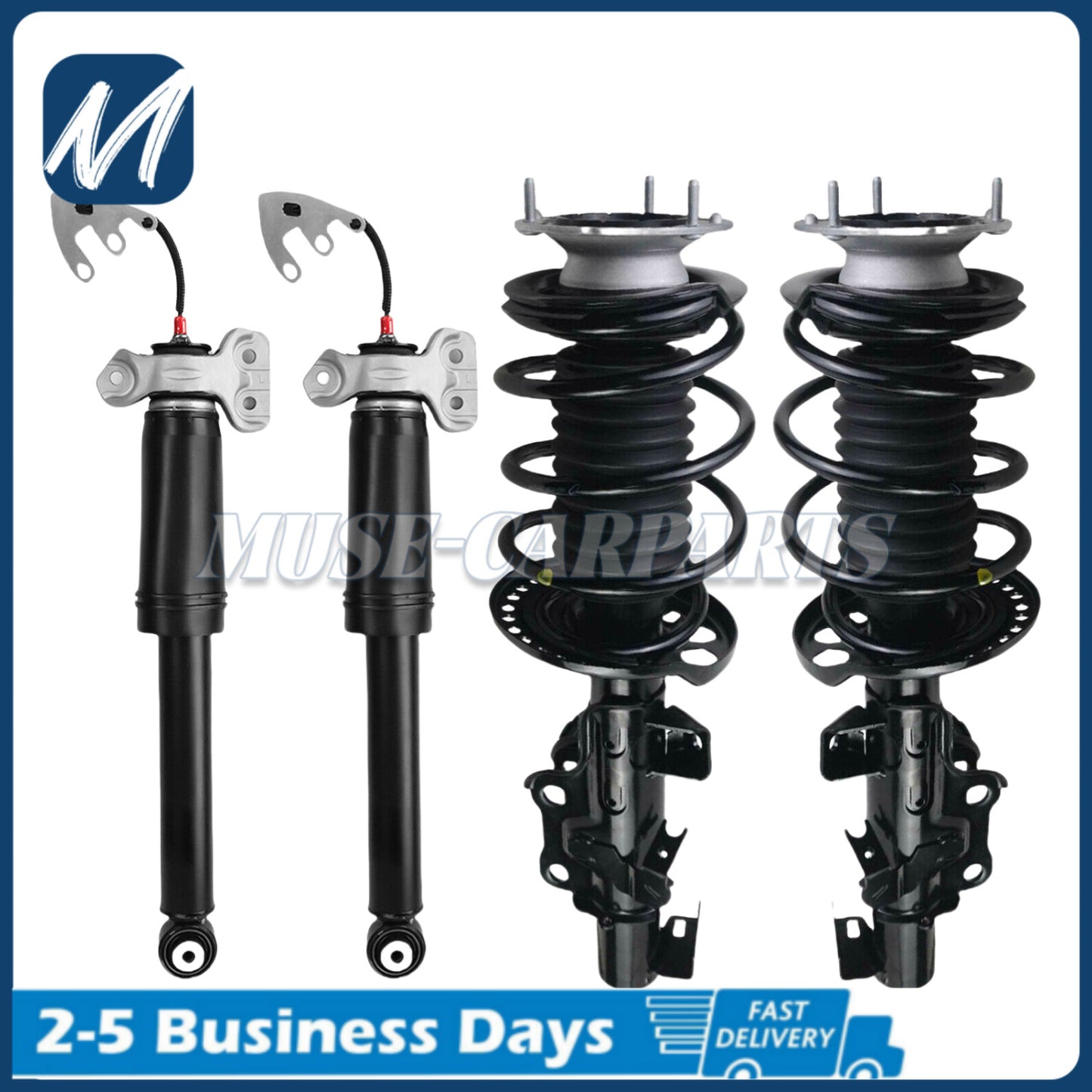 4x front and rear shock absorber strut assist system suitable for BMW F30, F31, F36, 328xi, 335i, 428i, 435i xDrive