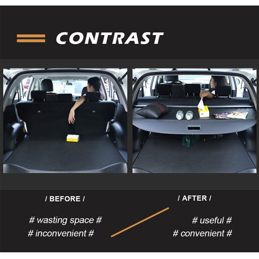 for BENZ GLE350 500 2016-2019 Retractable Trunk Luggage Shade Shield Cargo Cover