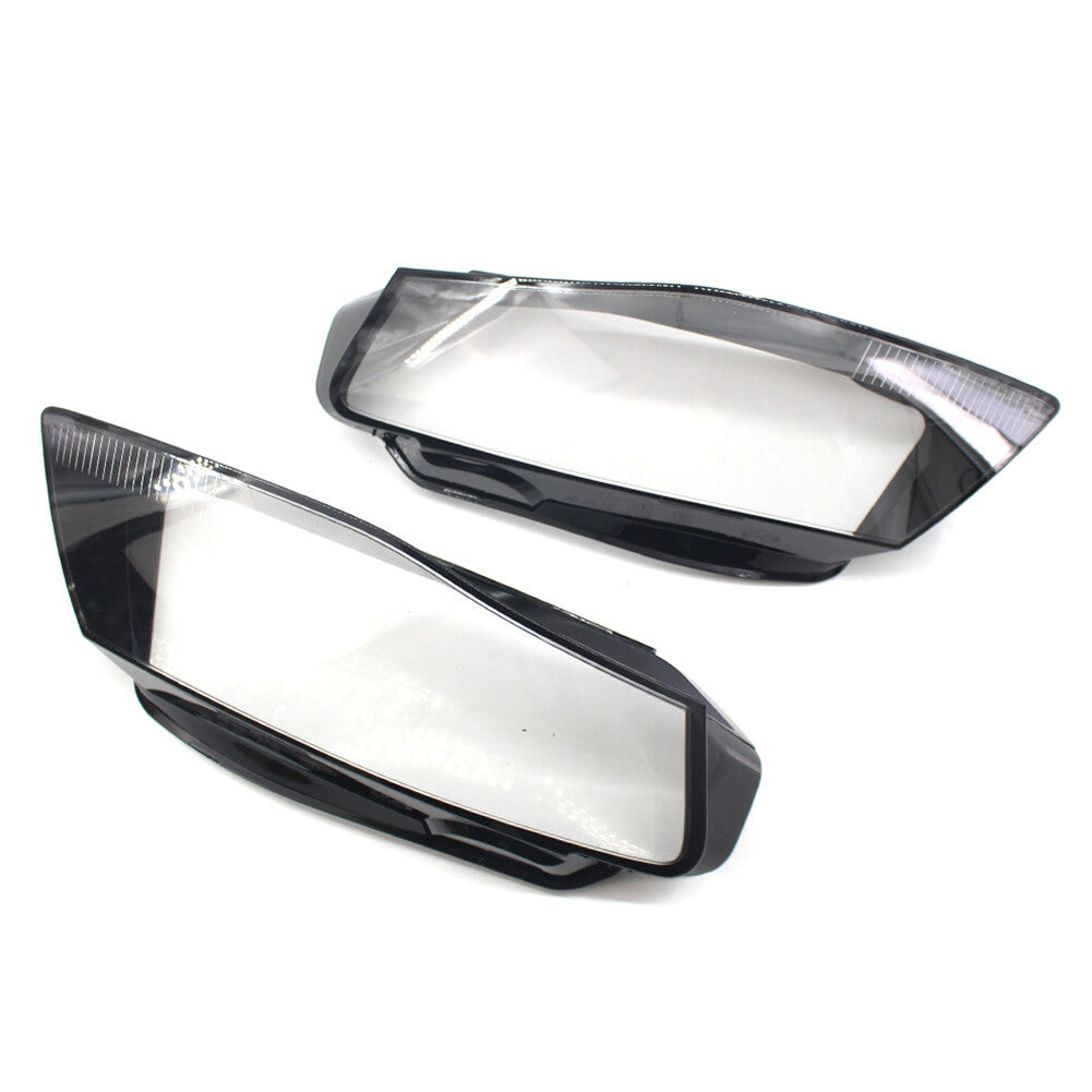 Headlight Lens Shell Cover Lampshade for Audi A4 B8 2009-2012 Transparent Pair