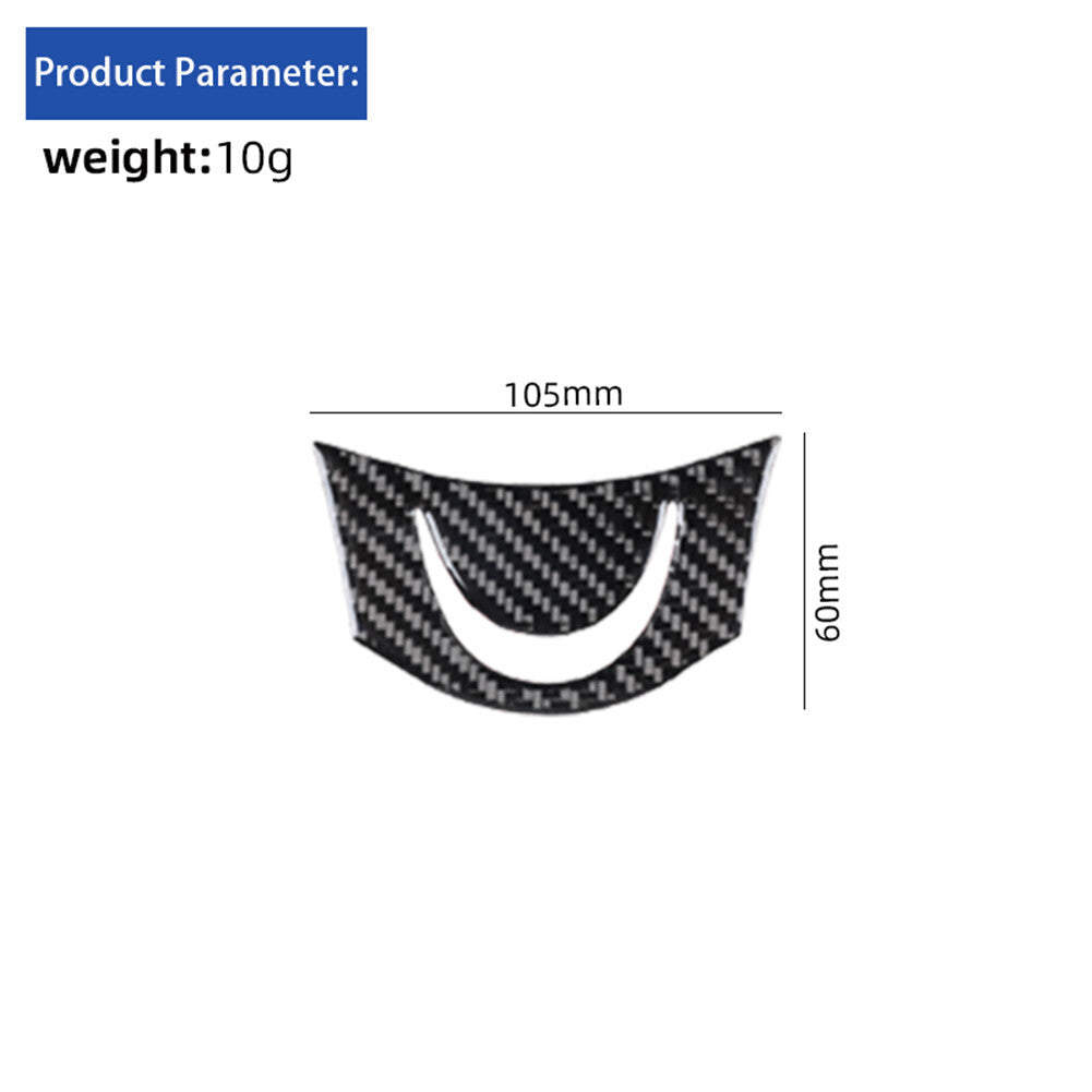 Carbon Fiber Inner Steering Wheel Chin Trim for Mini Cooper 2007-2010