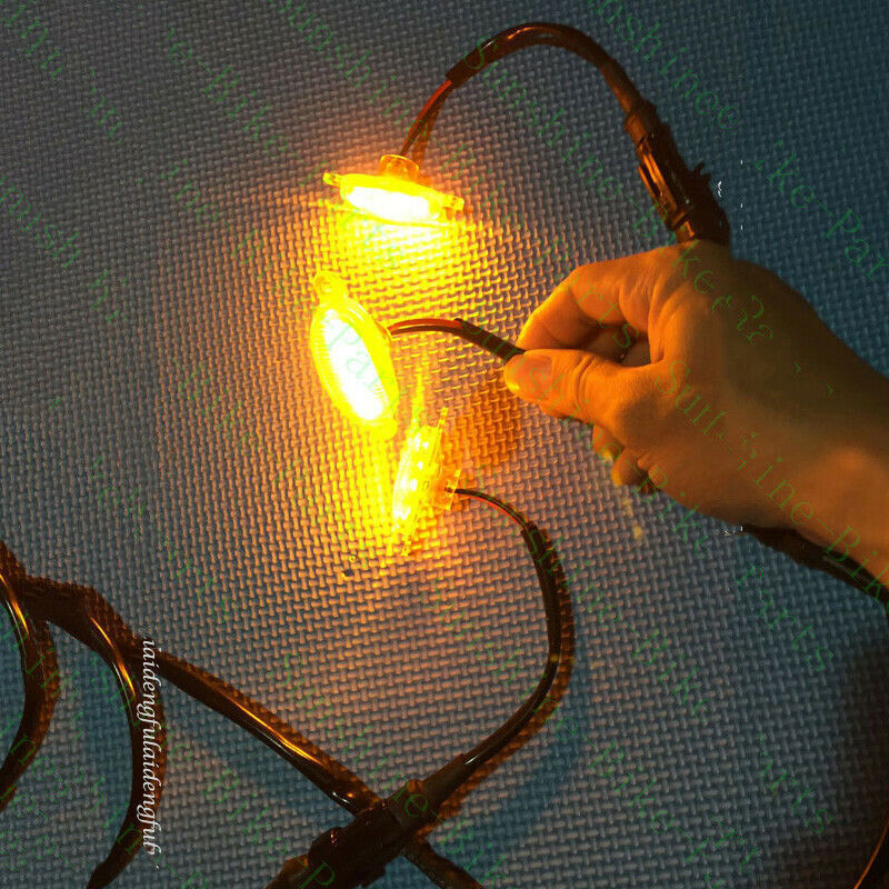 4PCs for Jeep Cherokee 2019-2021 Front Grille LED Light Grill Cover Trim