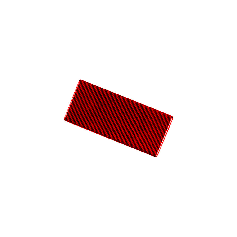 Red Cover Carbon Top Glasses Case Panel Trim Fiber for Nissan Quest 2004-2006