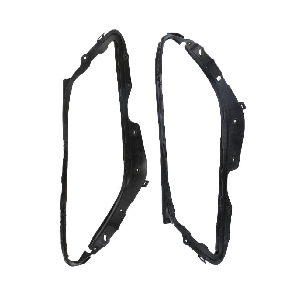 Set of 2 Left Right Headlight Trims Sealing Cover Fits For C Class W204