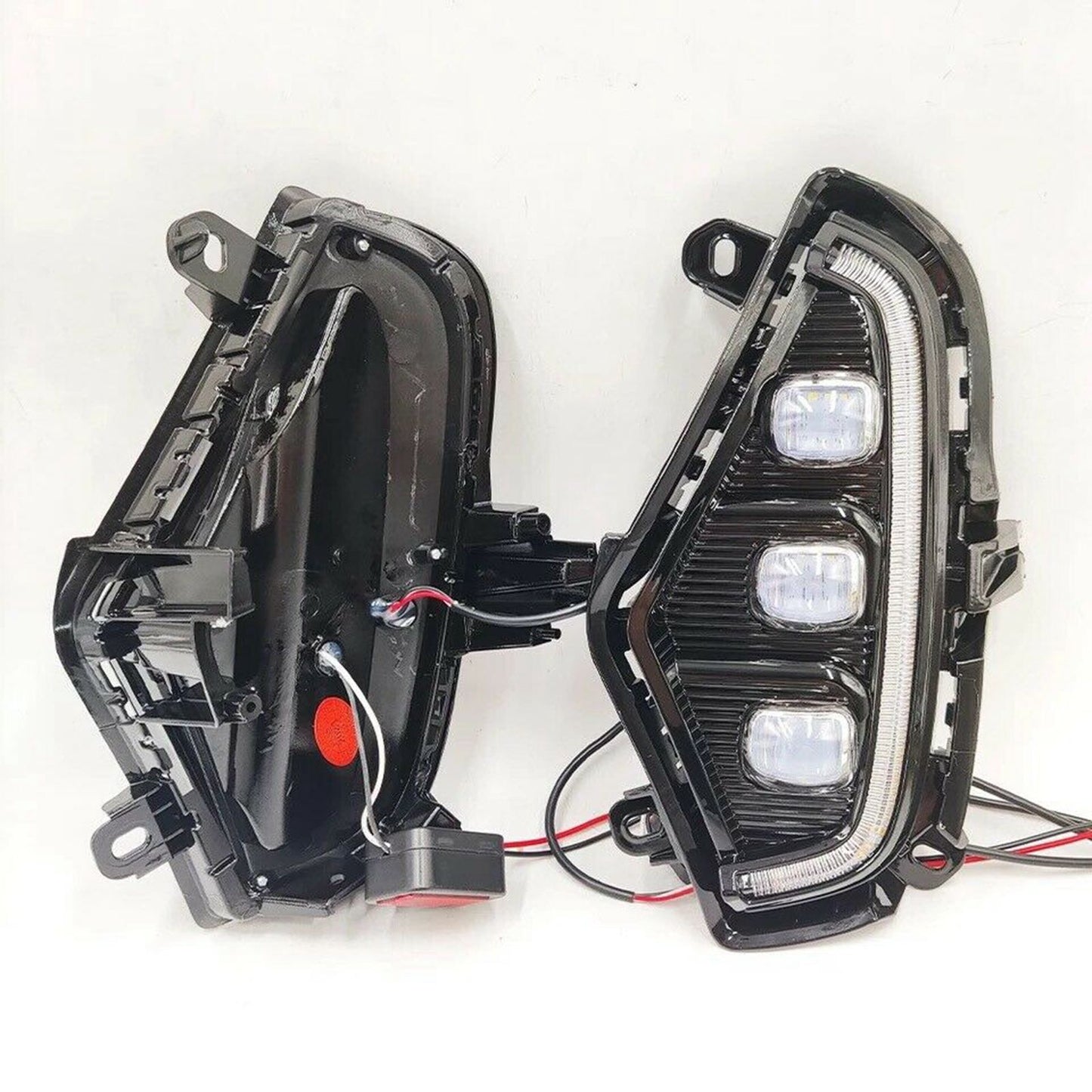 LED DRL daytime running lights, fog lights, and bumper suitable for Toyota RAV4 2019-2022