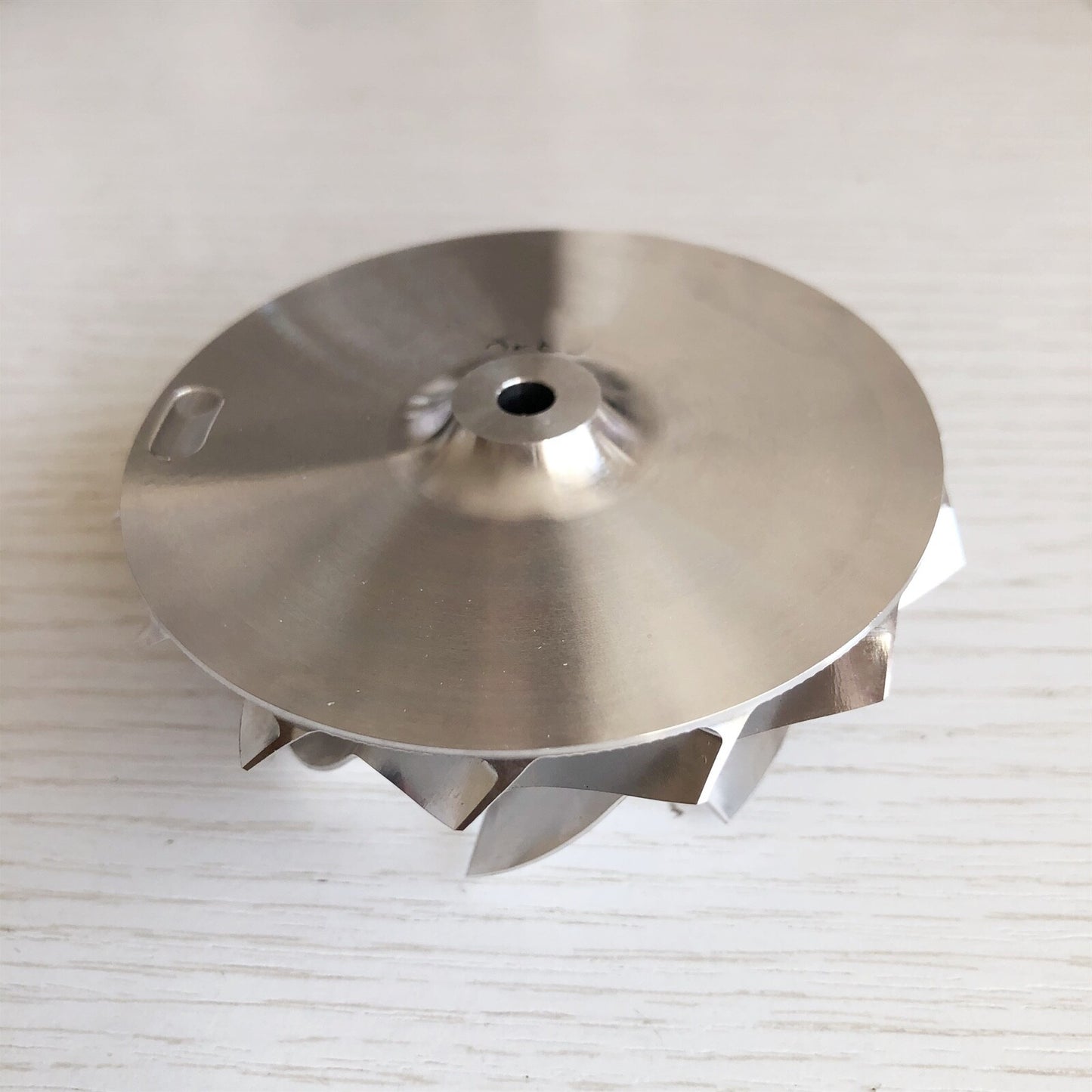 K16 Reverse 59.00/76.00 mm 7+7 Blade Performance Turbine Blank Compressor Wheel