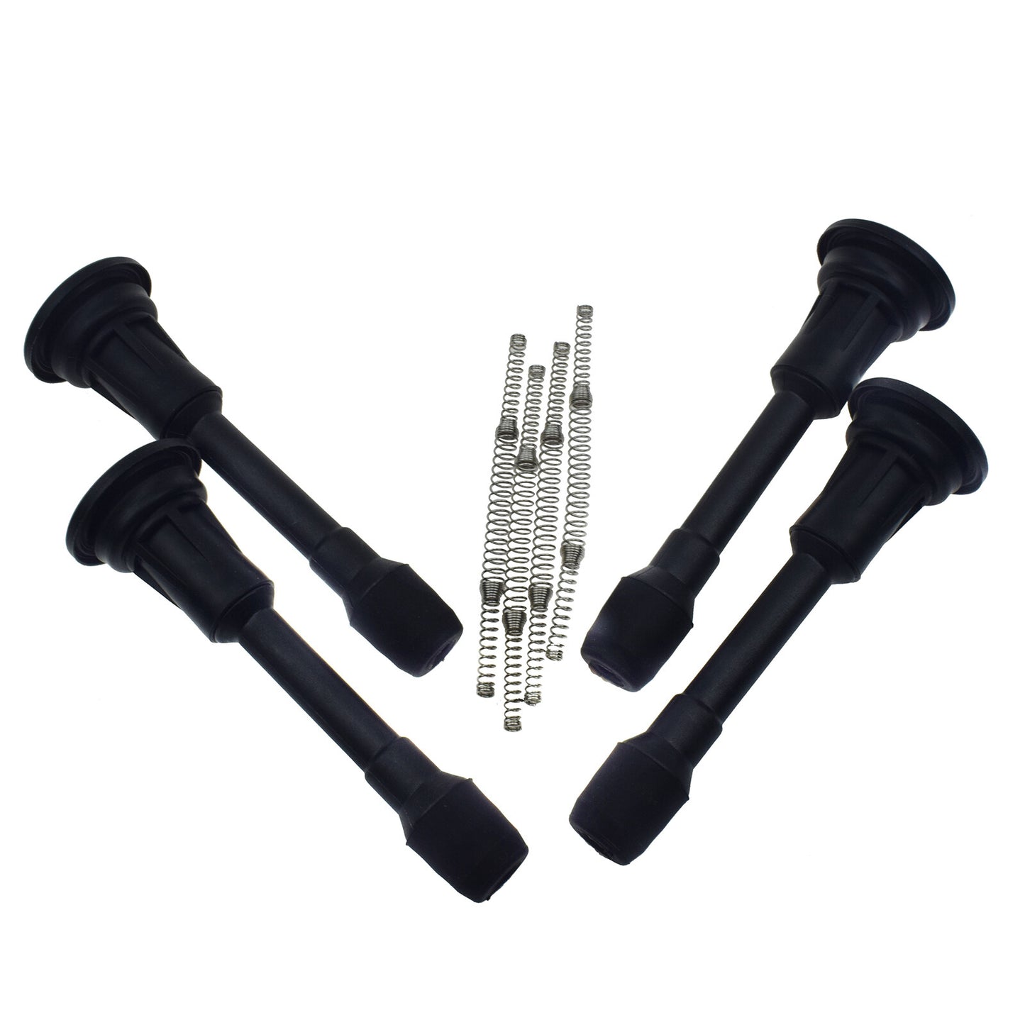 Set of 4 Ignition Coil Rubber Boot Spring for Nissan Altima Rogue Sentra Versa-
