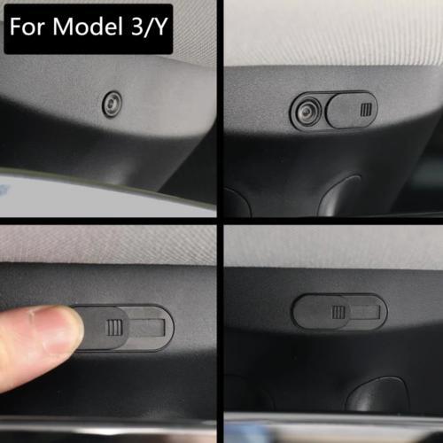 Suitable for 2021-2023 for Tesla Model 3/Y 2PCS Plastic Interior Camera Protective Cover Trim