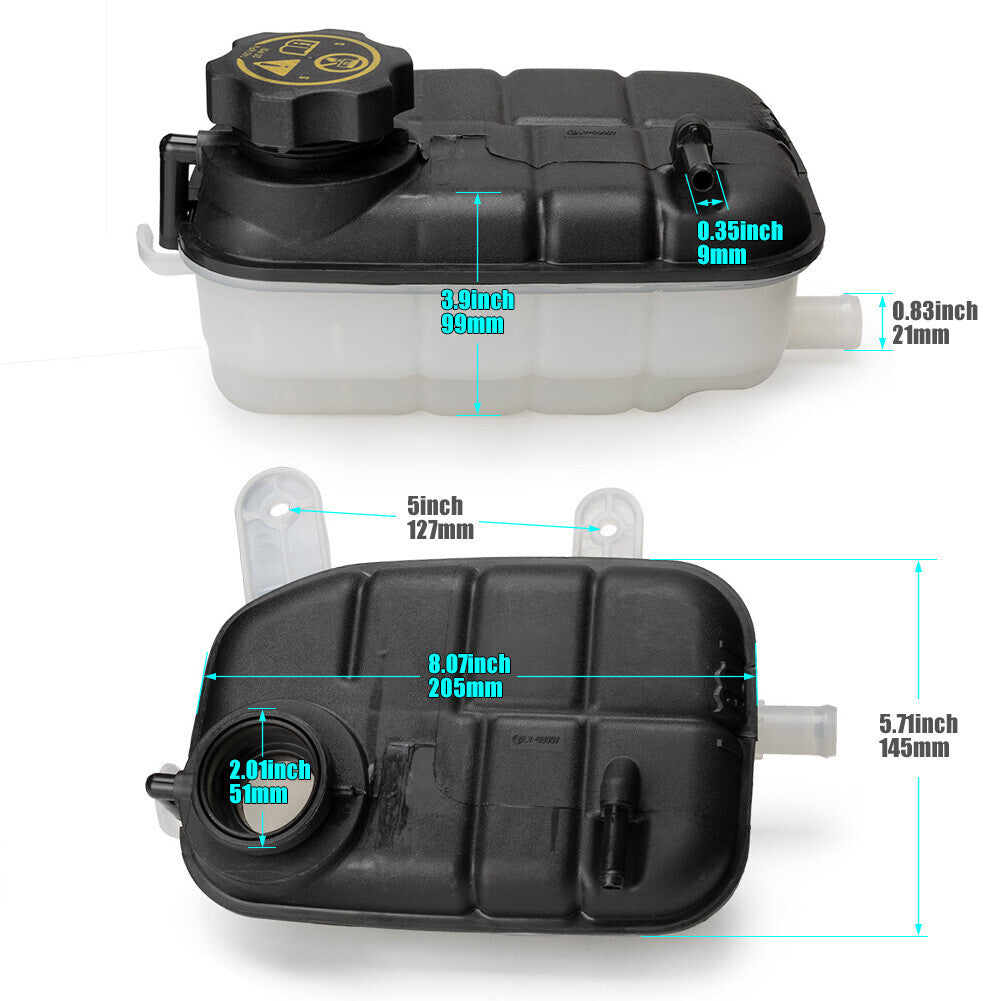 FOR 13-18 Encore 15-18 Trax Radiator Coolant Expansion Tank w/ Cap 95201979