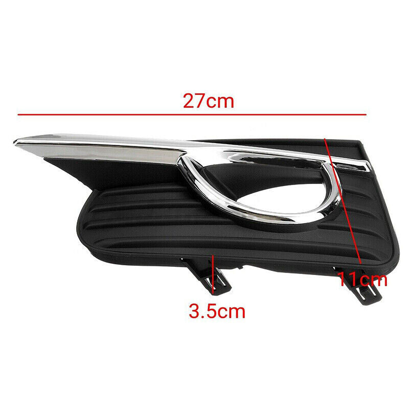 Pair Fog Light Cover Chrome Fog lamp frame For 2014 2015 2016 2017 for Infiniti Q50