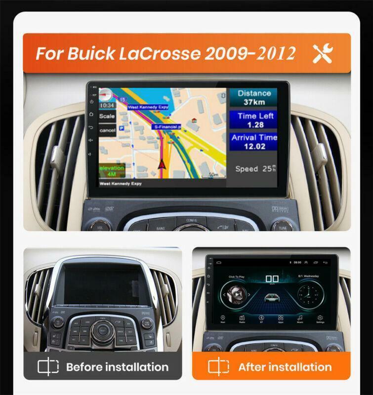 for Buick LaCrosse 9 Android 10.1 Car Radio GPS Player Navigation FM 2009-2012
