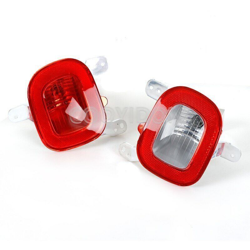 for Jeep Renegade 2015-2018 Rear Bumper Reflector Tail Lamp Stop Light 1 Pair