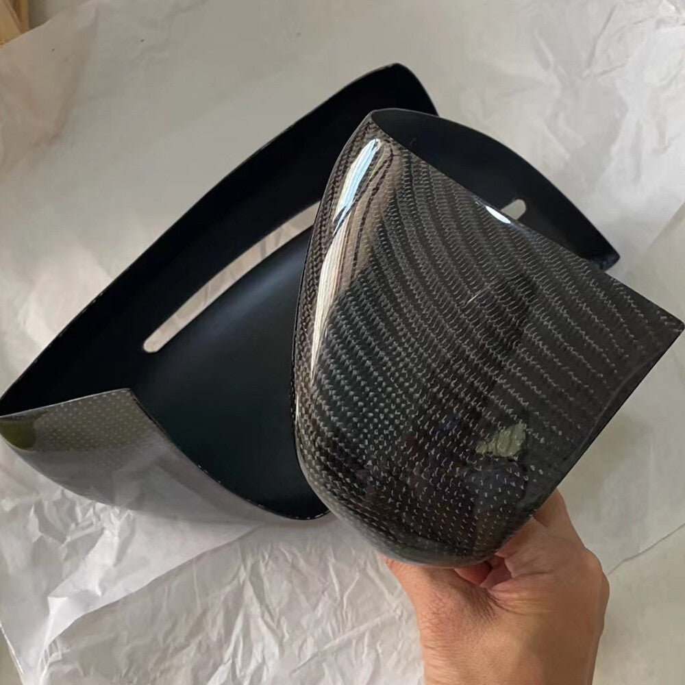 Real Carbon Fiber Rearview Mirror Cover Caps for Audi R8 2007-2012 /TT 2007-2014