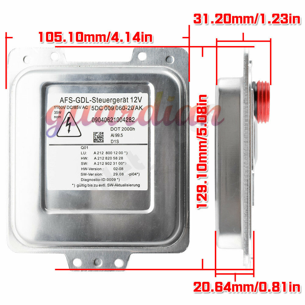 Xenon lamp ballast suitable for Mercedes E-Class W212 E350 E550 for Panamera 2129007804