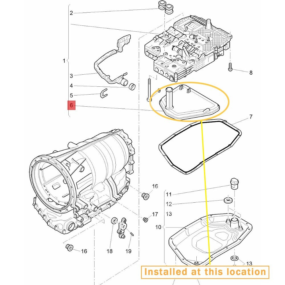 Equipment Manufacturer for Bentley GT Automatic Transfer Hydraulic Filter: 0B63429