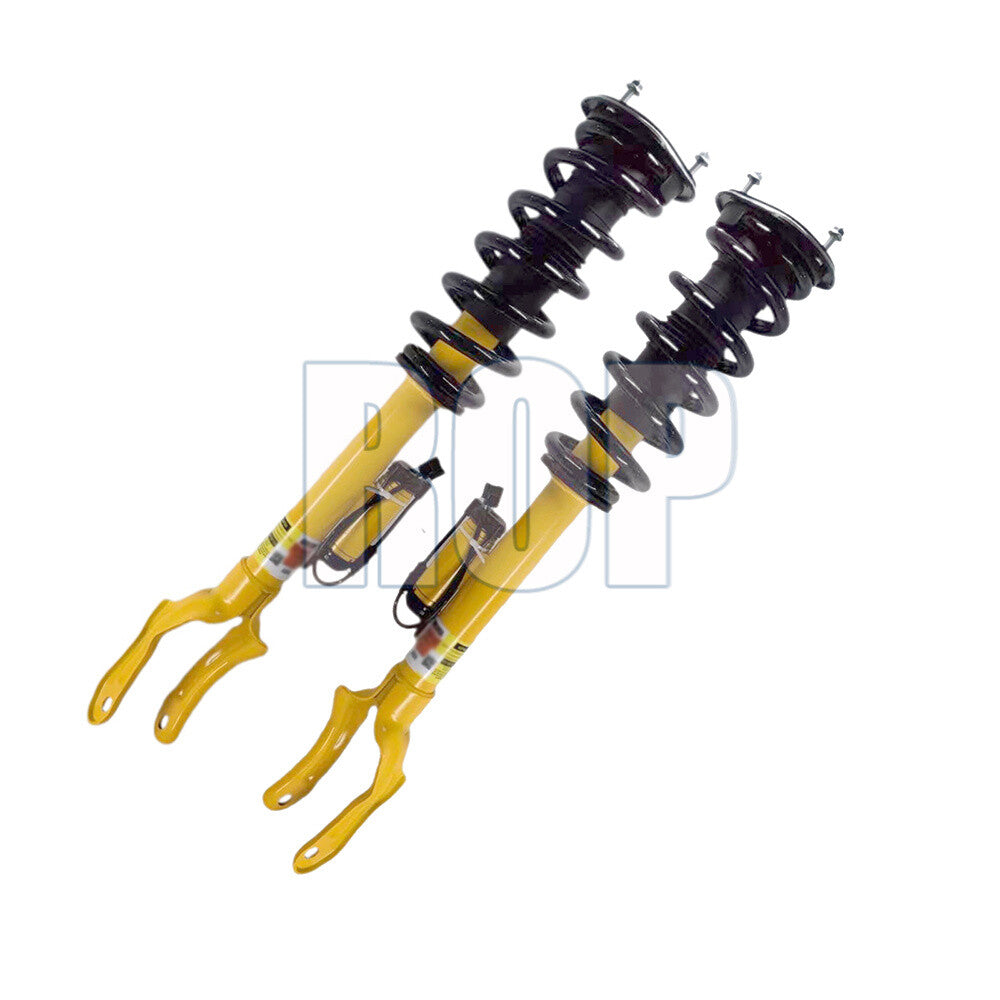 Pair Front Shock Absorber Struts Electric for Jeep Grand Cherokee Overland SRT8