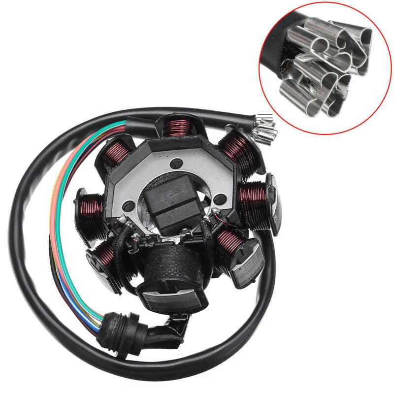 Motocross Electric Wiring Harness Wire Loom CDI Stator Kit For 125/150/200/250CC