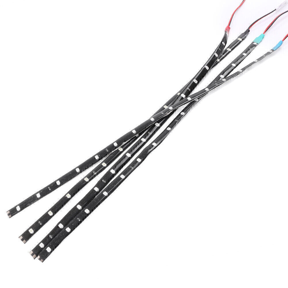 30cm/11.81 LED Car Flexible Light Strip fit Car Trucks Motor Grill 12V Blue