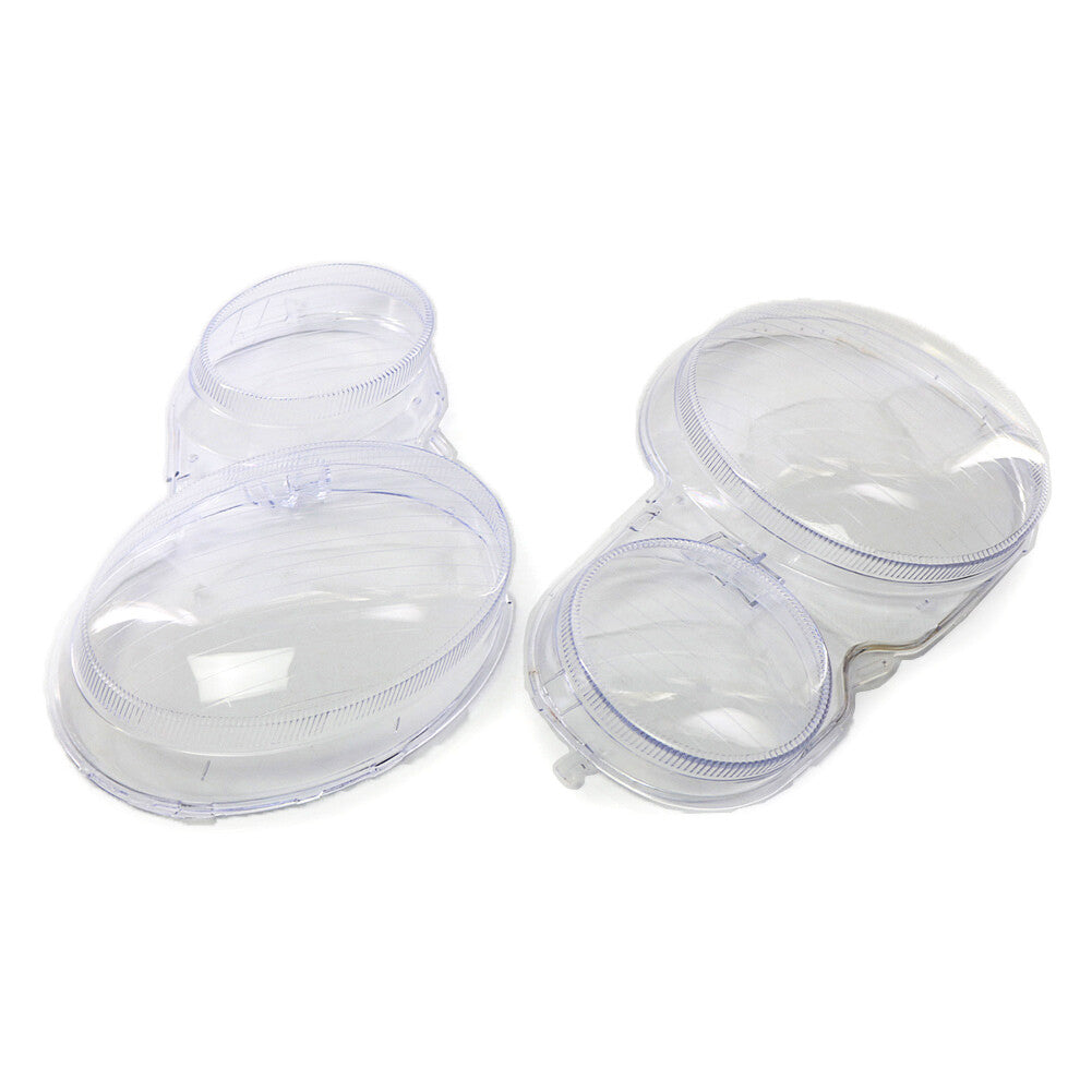 Pair Of Headlight Head Lamp Cover for Mercedes-Benz E-Class W210 2000-2003