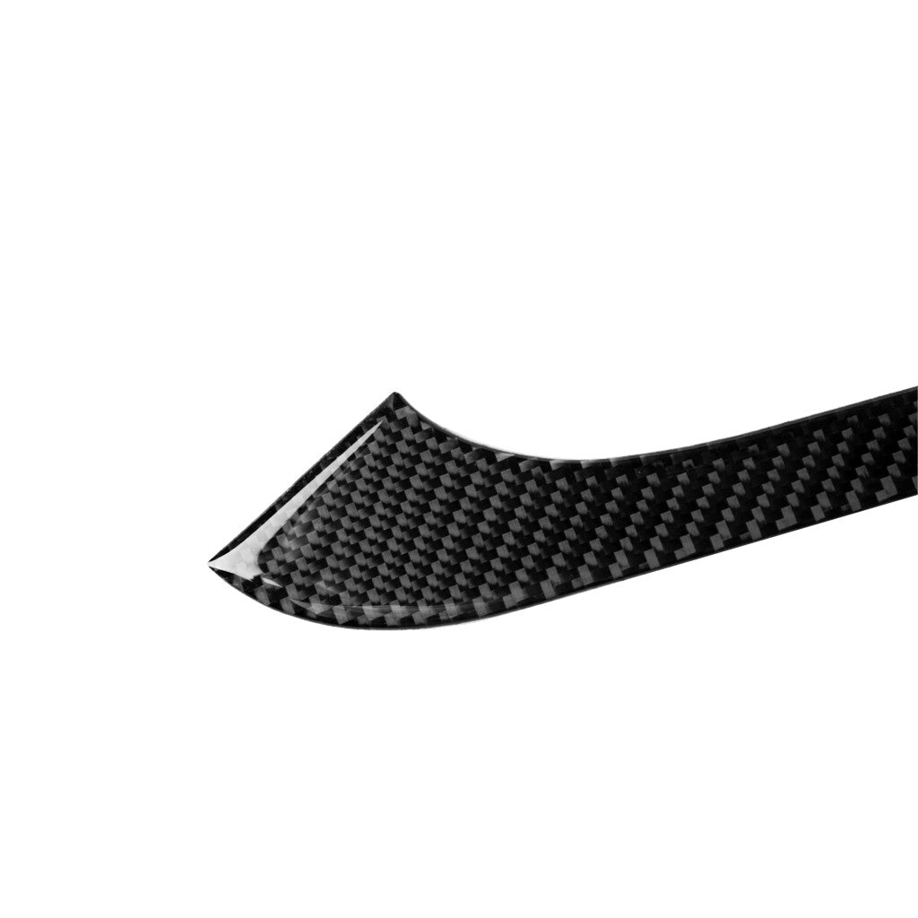 2x Carbon Fiber Center Console Trim for Mercedes-Benz C-Class W204 2007-10