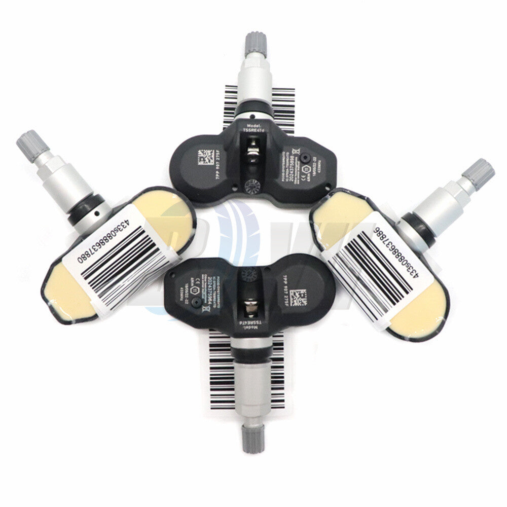 7PP907275F TPMS 4-piece new tire pressure sensor 433MHz, suitable for Audi for A4 , for A6 , for A8 , Q7, R8, for Volkswagen .