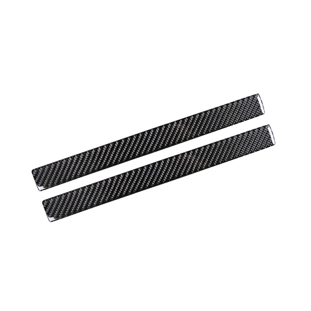 Carbon Fiber Door Sill Panel Trim Strip Cover for Ford for Mustang Mach-E 2021-2022